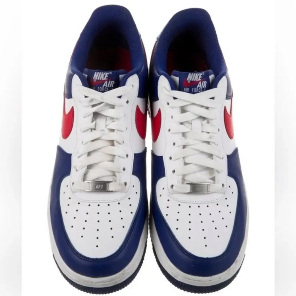 Nike Air Force 1 ‘07 Red White Blue USA Men’s Size 8.5 CZ9164-100